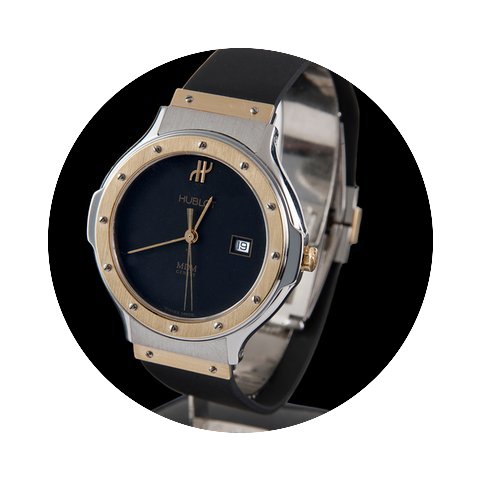 Hublot classic steel and gold mediun siz...