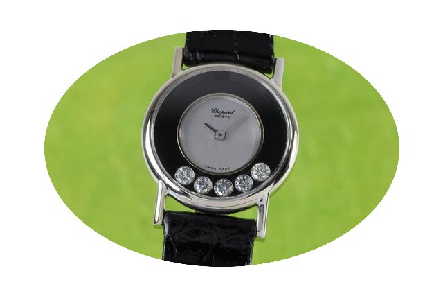 Chopard Lady 18k Weissgold Happy Diamond...