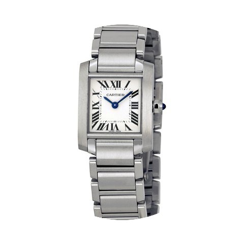 Cartier Ladies W51008Q3 Tank Francaise S...