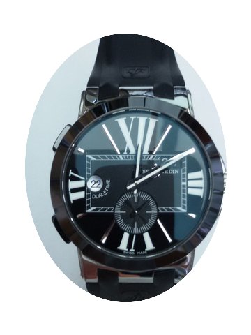 Ulysse Nardin Executive Dual Time Black ...