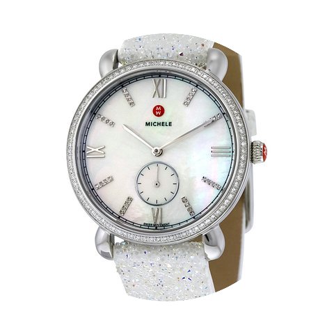 Michele Gracile Mother of Pearl Dial Dia...