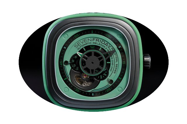 Sevenfriday P1/05 Green & Black Pvd ...
