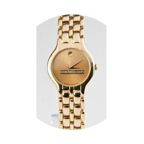 Movado 18k Yellow Gold Orizi Quartz Muse...