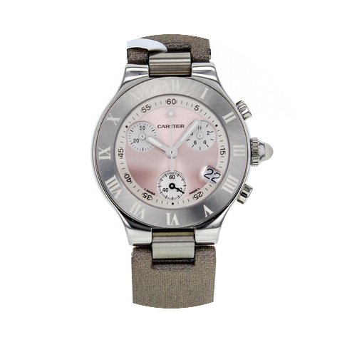 Cartier 21 Chronoscaph Small 2996 Stainl...