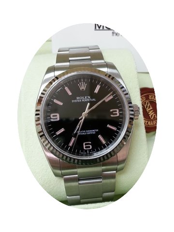 Rolex Oyster Perpetual Black Pink Index ...