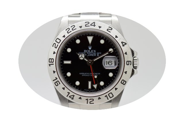 Rolex Explorer II Stahl 16570 LC100 TEW...