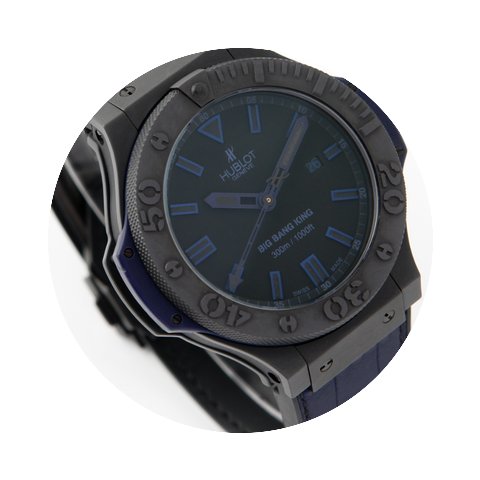 Hublot Big Bang King All Black Blue limi...