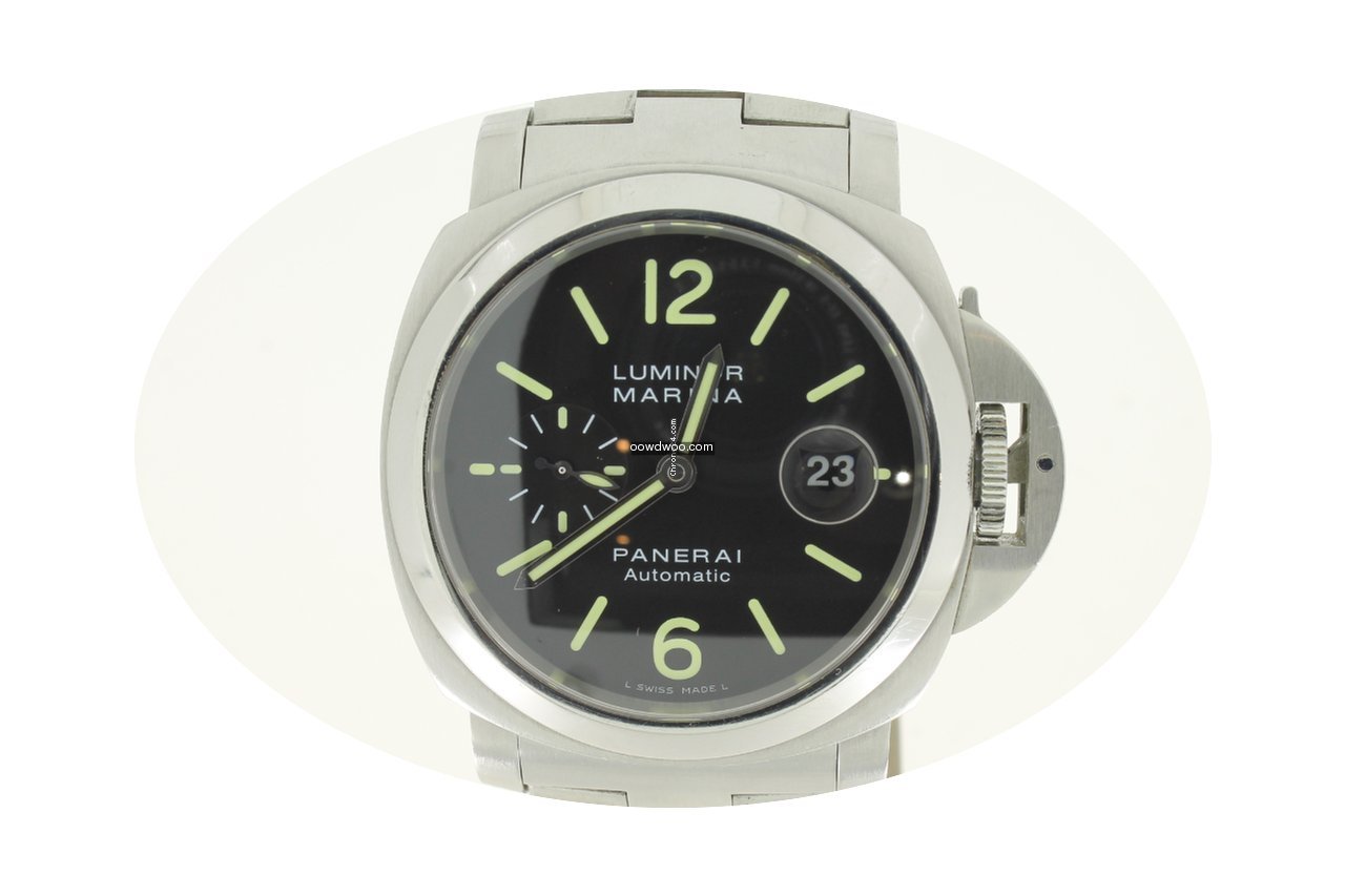 Panerai Luminor Marina FULL STEEL BlackD...