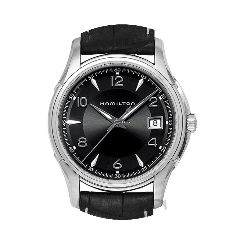 Hamilton Jazzmaster Gent Quartz Black St...