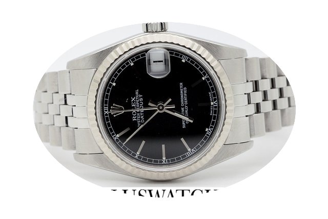 Rolex Oyster Perpetual Datejust Black Di...