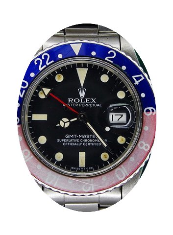 Rolex GMT Master 16750 Vintage 40mm Stai...