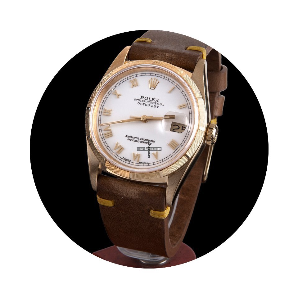 Rolex datejust yellow gold men size...