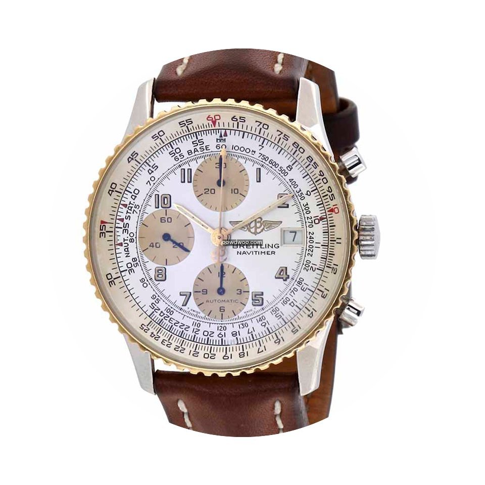 Breitling OLD NAVITIMER 42MM CHRONO GOLD...