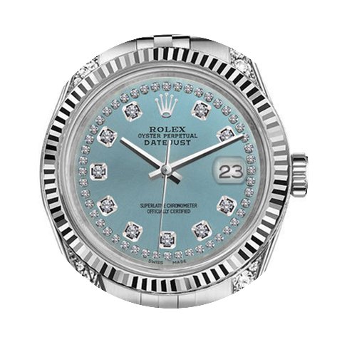 Rolex Men's Rolex 36mm Datejust Ice Blue...