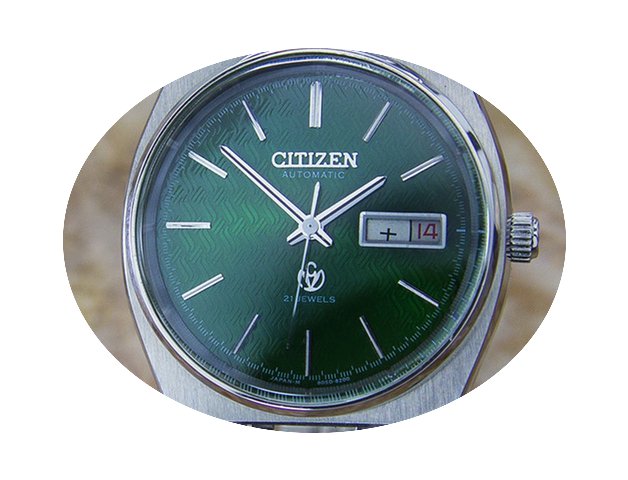 Citizen Vintage Green Automatic Mens 197...