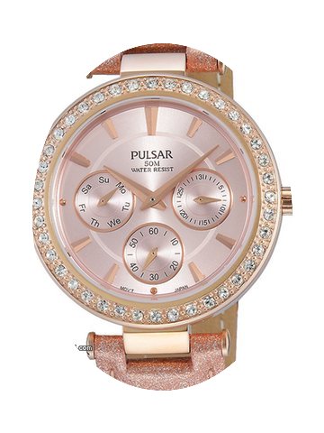 Pulsar PP6164X1 Damenuhr Rosegold mit St...