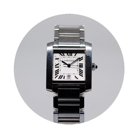 Cartier Tank Francaise Gents Size Steel ...