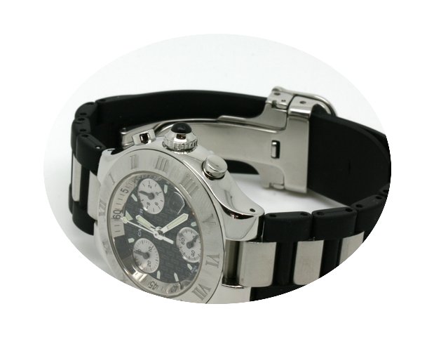 Cartier Chronoscaph 21 Stahl Kautschuk...