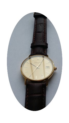 Eterna Very Flat Dress Watch 14K/585 Gol...