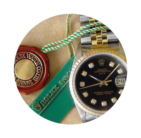 Rolex Mens Date 2-Tone Watch 1...