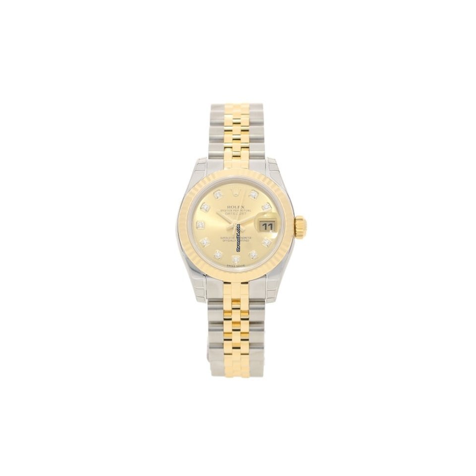 Rolex Datejust 179173 - Champagne Diamon...