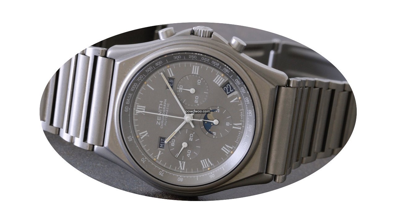 Zenith Port Royal, El Primero, Titanium ...