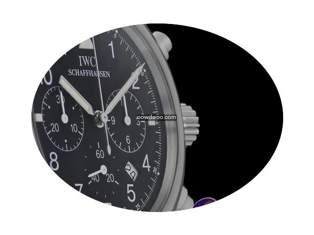 IWC Flieger Chronograph Quartz Edelstahl...