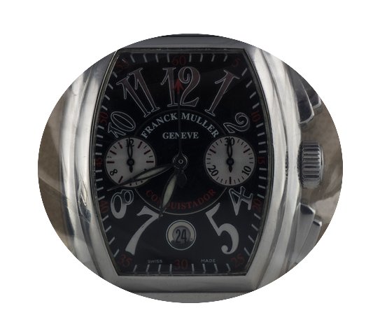 Franck Muller S/S Black Dial Conquistado...