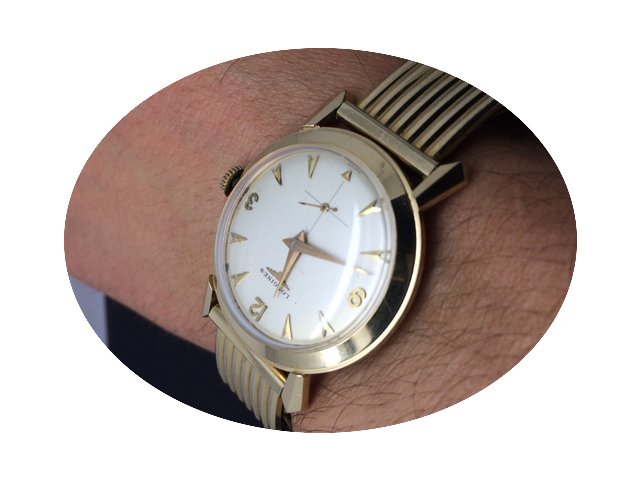 Longines Wittnauer 14 k solid gold...