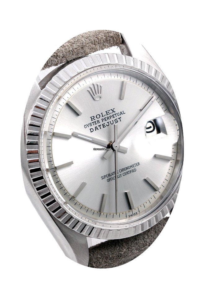 Rolex 36mm Datejust Silver Dial Horween ...