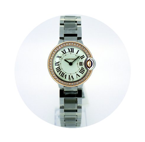 Cartier Ballon Bleu 28mm Pink Gold &...