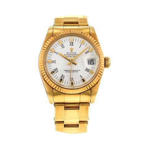 Rolex Datejust 31mm 6827 18k Yellow Gold...