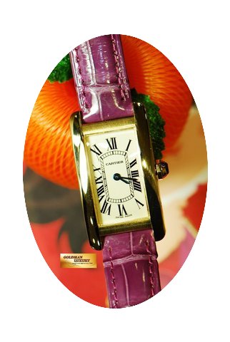 Cartier Tank Americaine 18k Yellow Gold ...