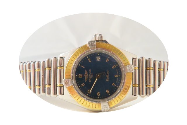 Breitling Callistino Lady Steel Gold Blu...