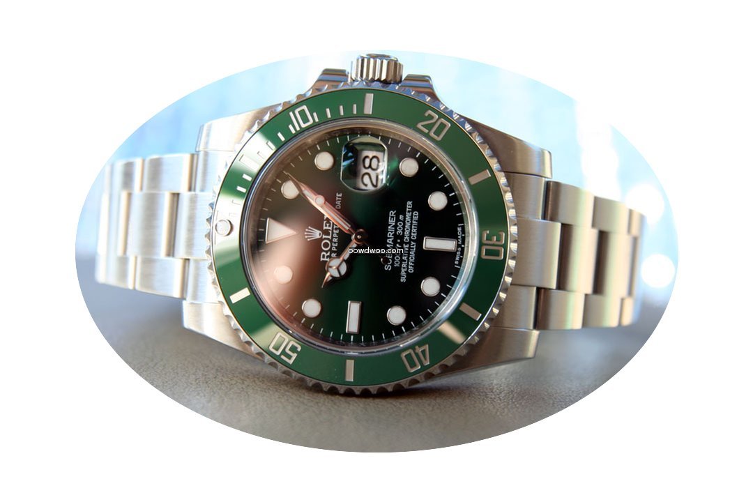 Rolex Submariner Date 116610lv Hulk Full...