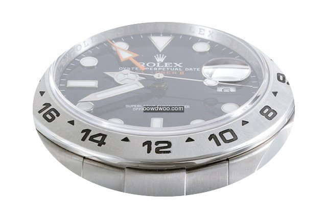 Rolex Mens SS 216570 Explorer II - Black...