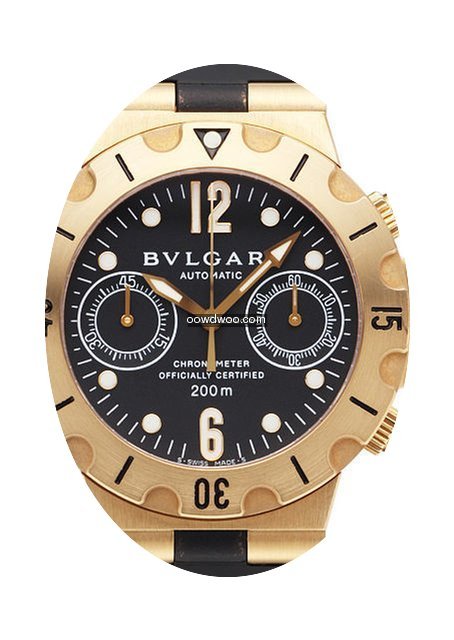 Bulgari DIAGONO SCUBA DIVER CHRONO 200M ...