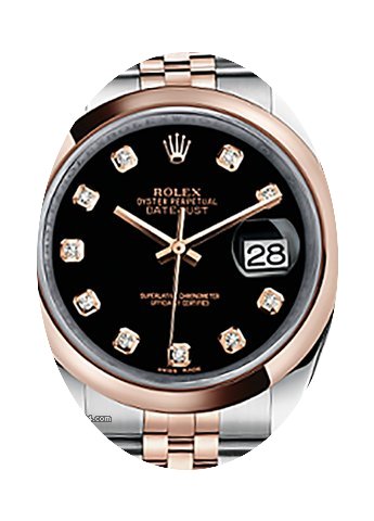 Rolex Datejust 36 116201-BLKDDJ Black Di...