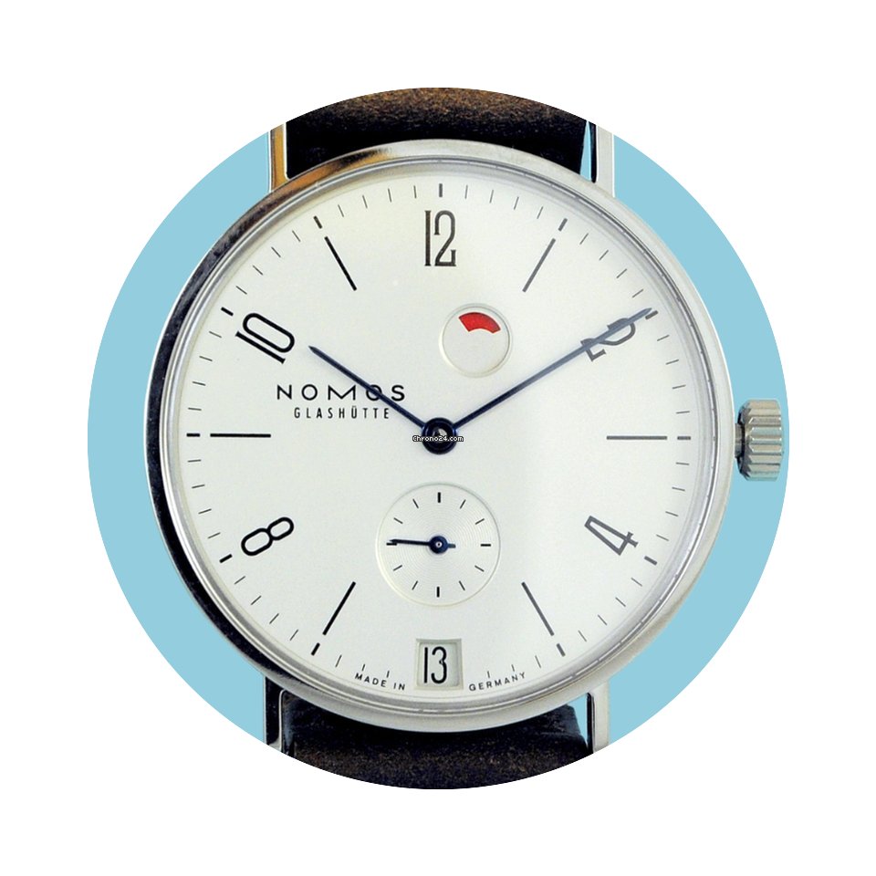 Nomos Glashütte Tangente Datum Gangrese...