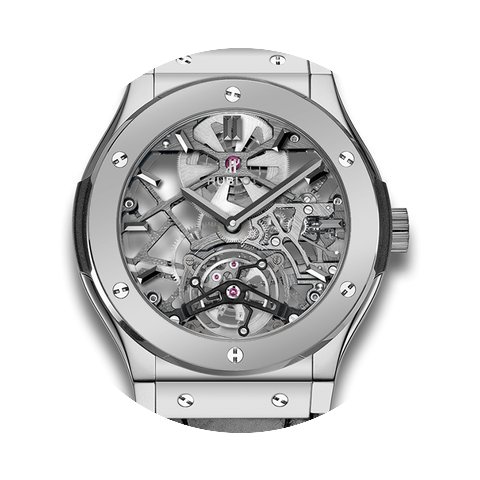 Hublot Ultra-Thin Skeleton Tourbillon Di...