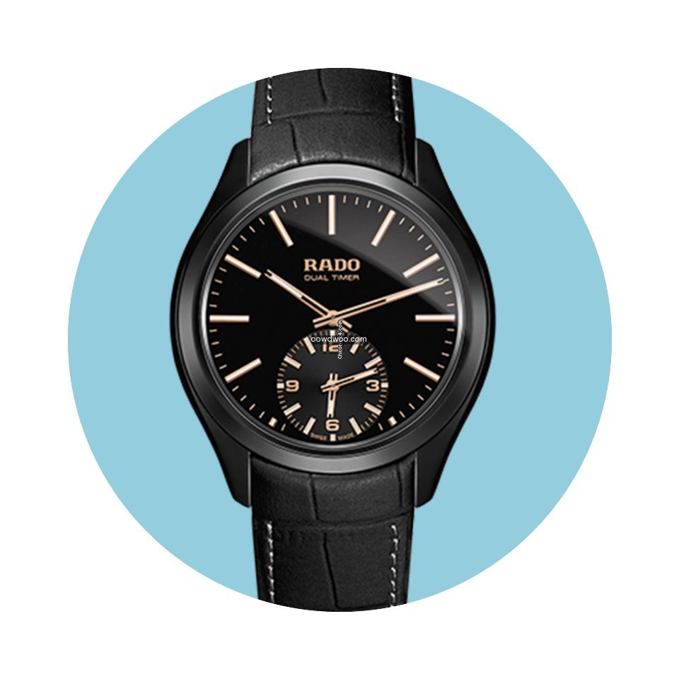 Rado Hyperchrome Ceramic Touch Dual Time...
