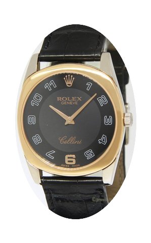 Rolex Cellini Danaos 18k White Rose Gold...