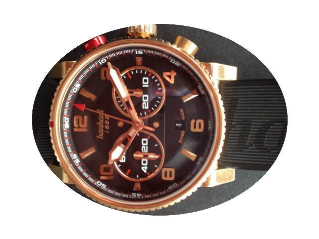 Hanhart Primus Racer Chronograph Rotgold...