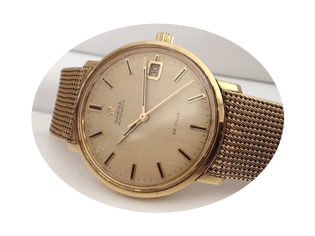Omega De Ville Yellow Gold Mens Watch 14...