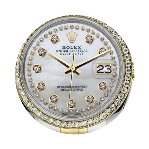 Rolex Men`s Rolex 36mm Datejust 2 Tone W...