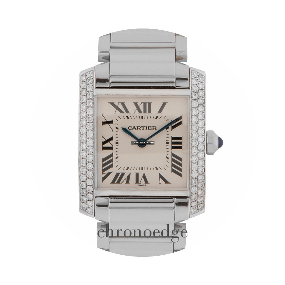 Cartier Tank Francaise Steel Midsize Dia...