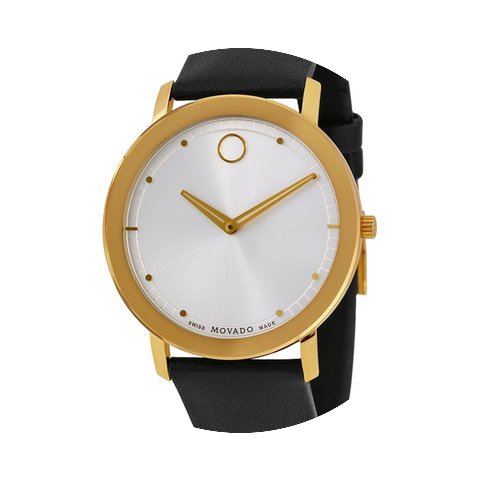 Movado TC Gold Mirror Bezel Gold-tone Me...