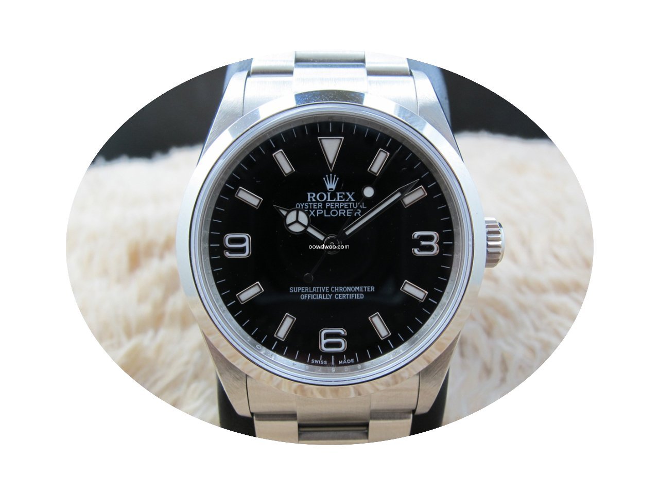 Rolex EXPLORER 1 114270 Black Dial (with...