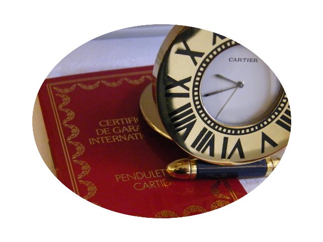 Cartier pendulette romane...