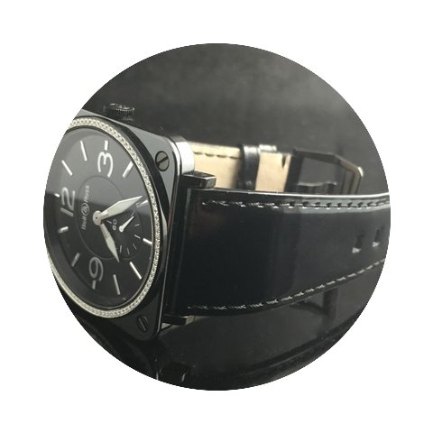 Bell & Ross BR-S Black Ceramic Diamo...